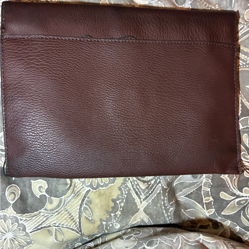 Big Buddha Rich Brown envelope clutch - Picture 2 of 3